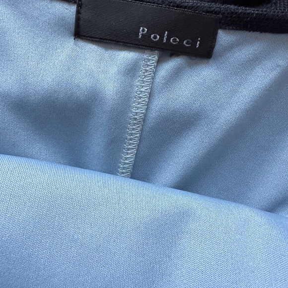 Classic, elegant  - LINEN DRESS with raw edges - Picture 5 of 10